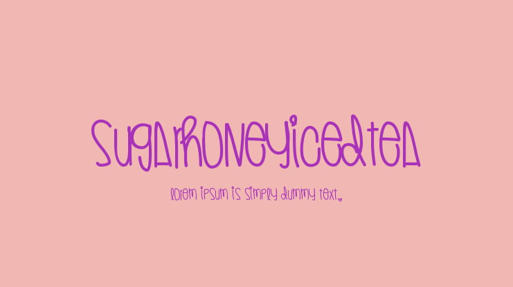 SugarHoneyIcedTea Font