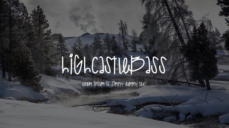 HighCastleBass Font