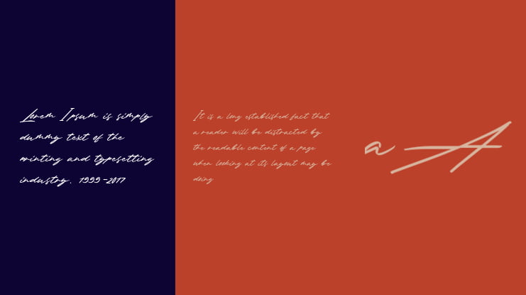 RedSky - Personal Use Font