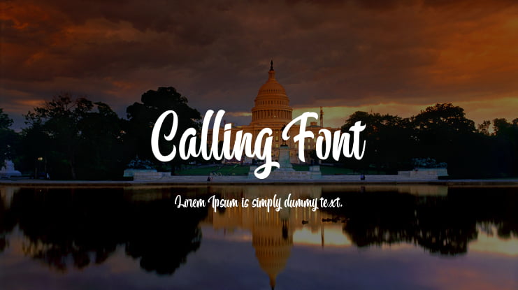 Calling Font