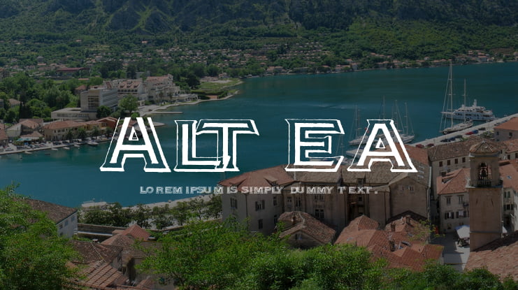 Altea Font