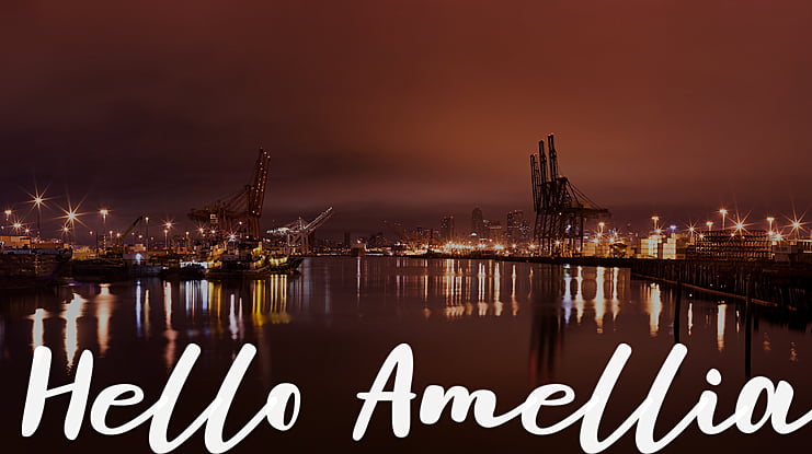 Hello Amellia Font