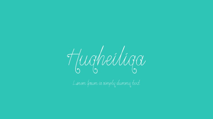 Hugheiliga Font