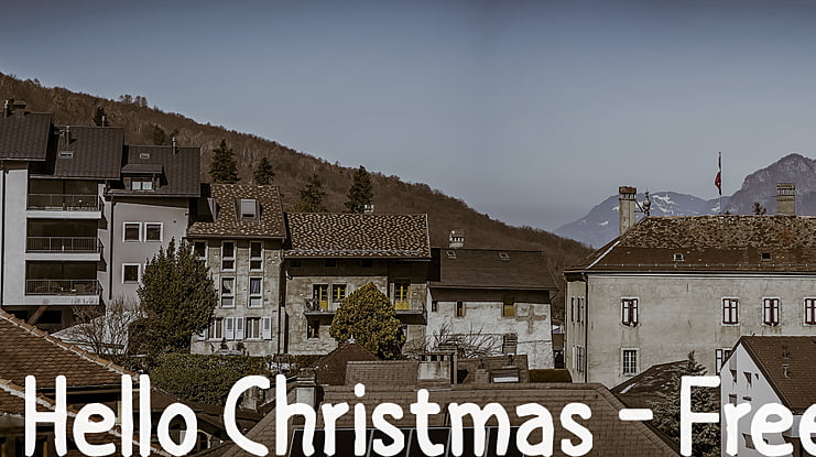 Hello Christmas - Free Font