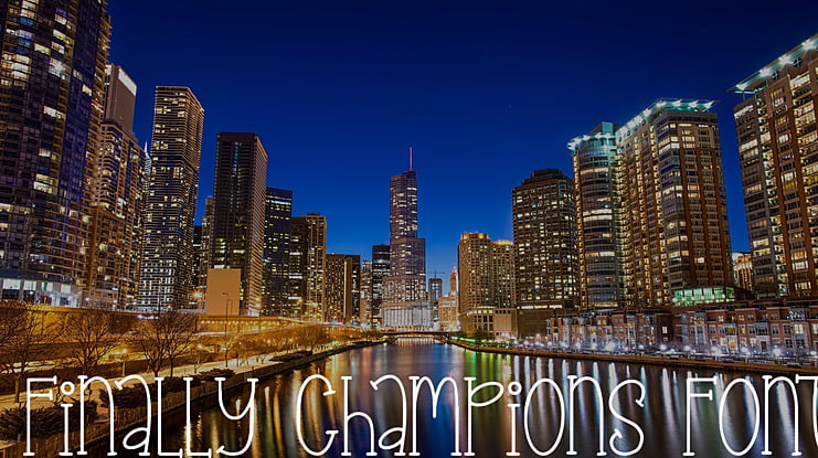 Finally Champions Font