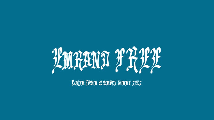 Emrand FREE Font