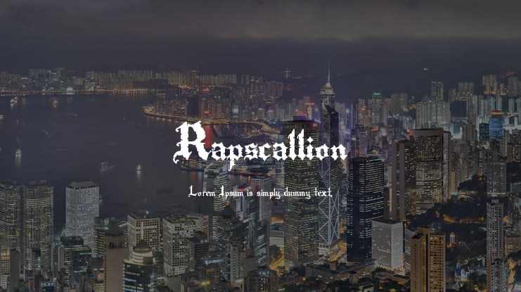 Rapscallion Font