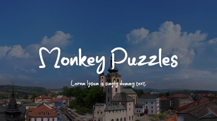 Monkey Puzzles Font