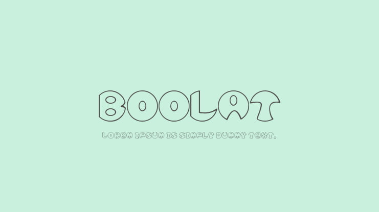 Boolat Font