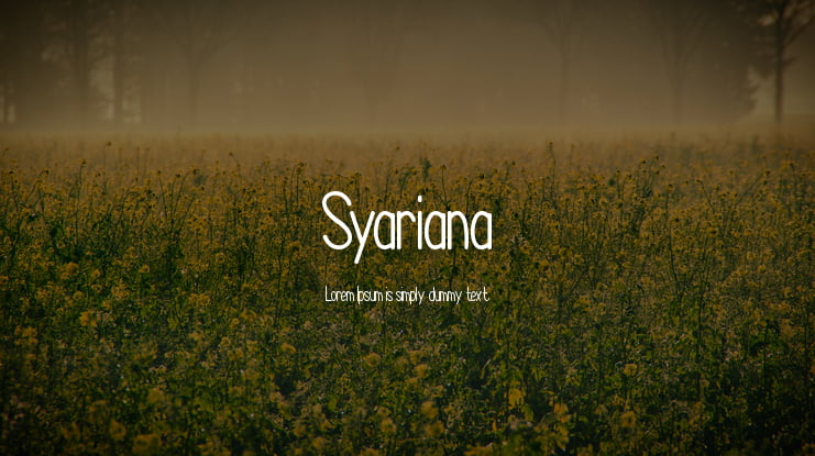 Syariana Font