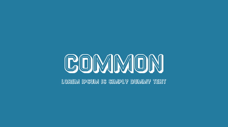 Common Font