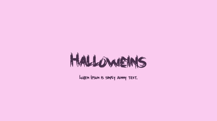 Halloweins Font