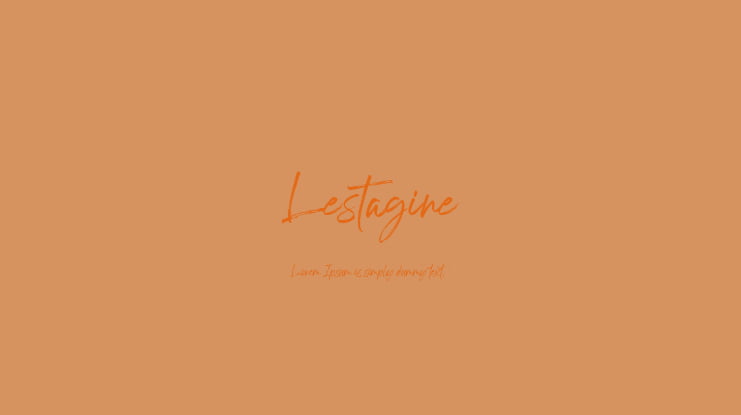 Lestagine Font