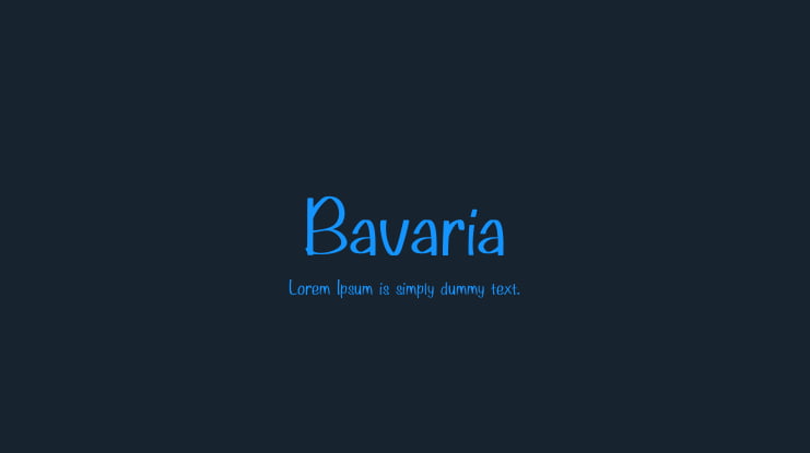 Bavaria Font