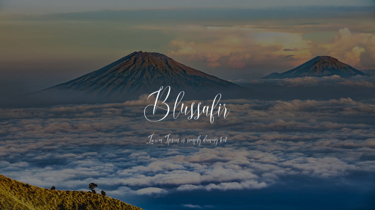 Blussafir Font