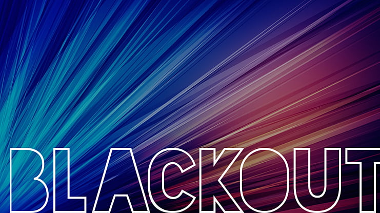 Blackout Font Free by The League of Moveable Type » Font Squirrel