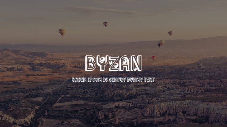 Byzan Font