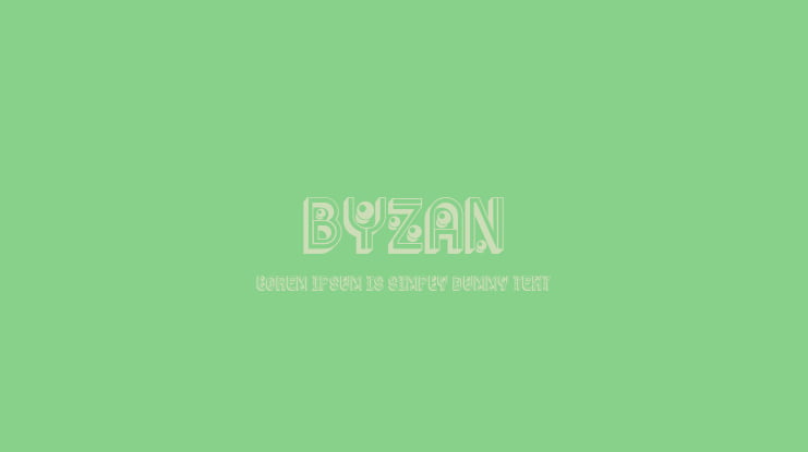 Byzan Font