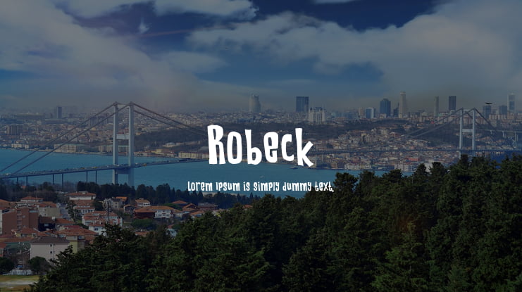 Robeck Font