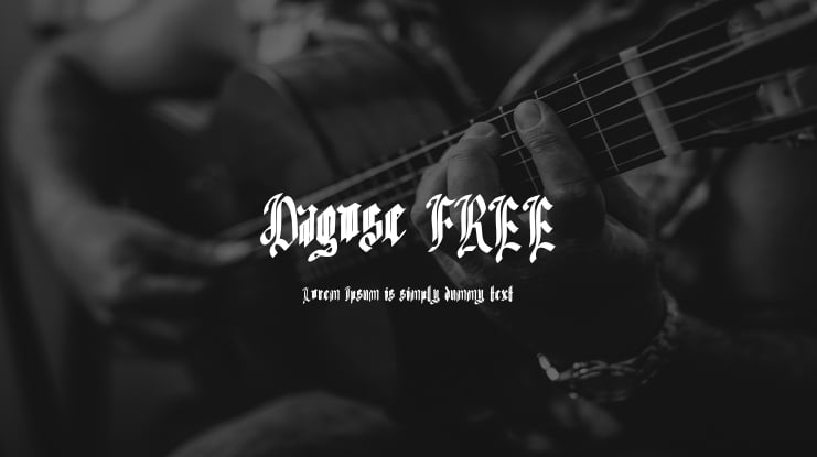 Dagose FREE Font