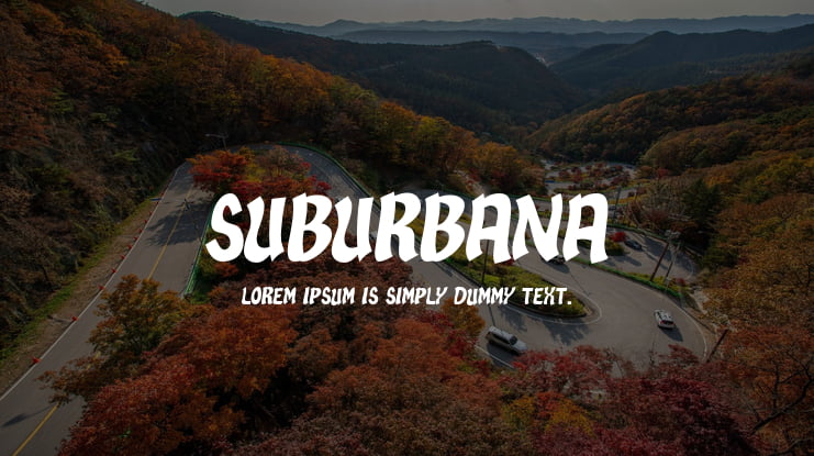 Suburbana Font