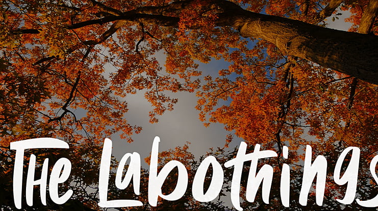 The Labothings Font