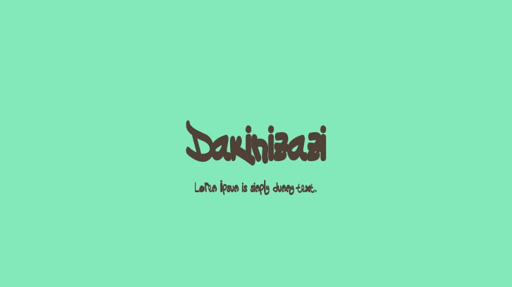 Dakinizazi Font