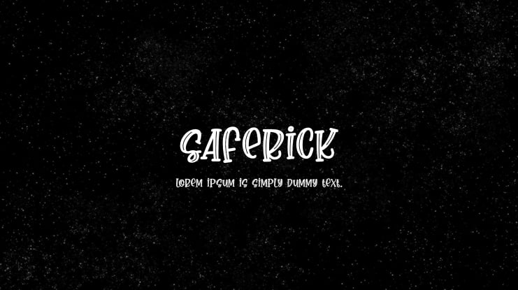 saferick Font