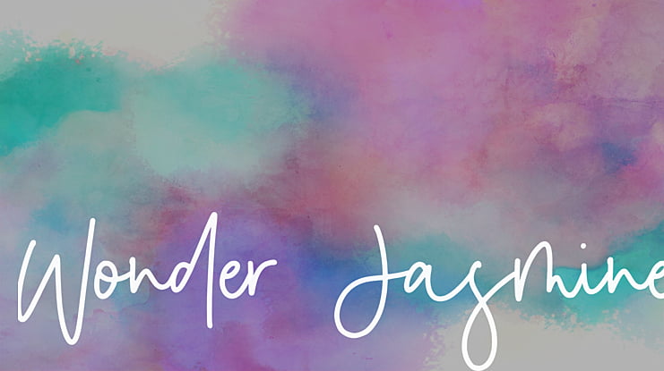 Wonder Jasmine Font