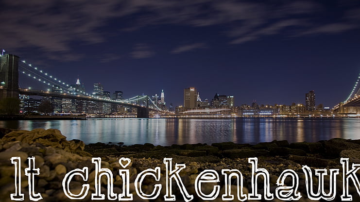 LT Chickenhawk Font