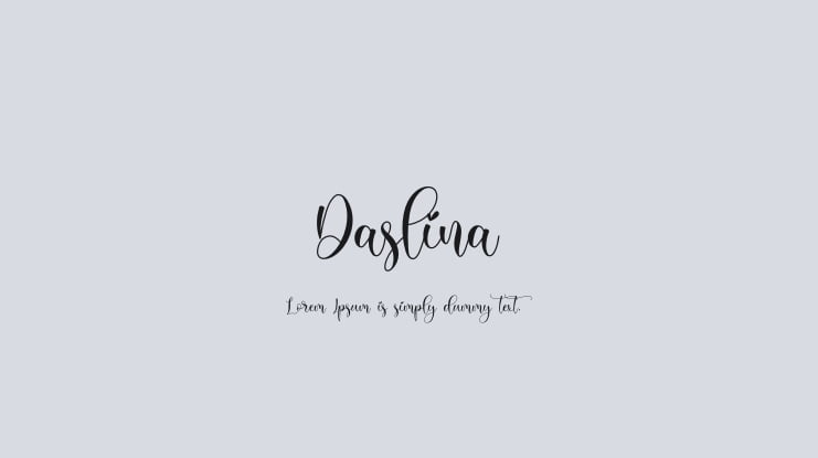 Daslina Font