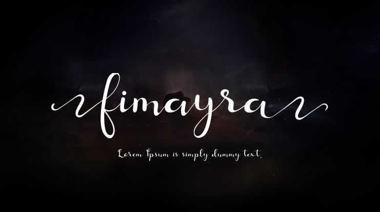 Fimayra Font