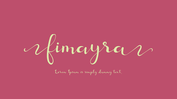 Fimayra Font