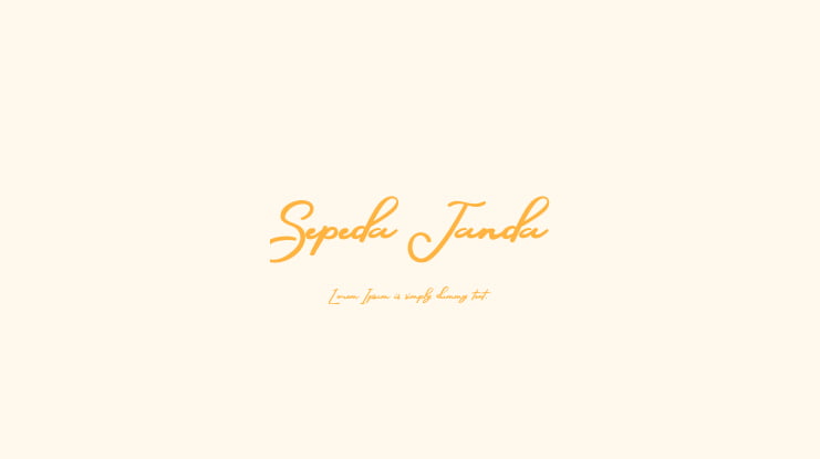  Sepeda Janda  Font Download Free for Desktop Webfont