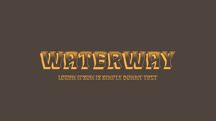 Waterway Font