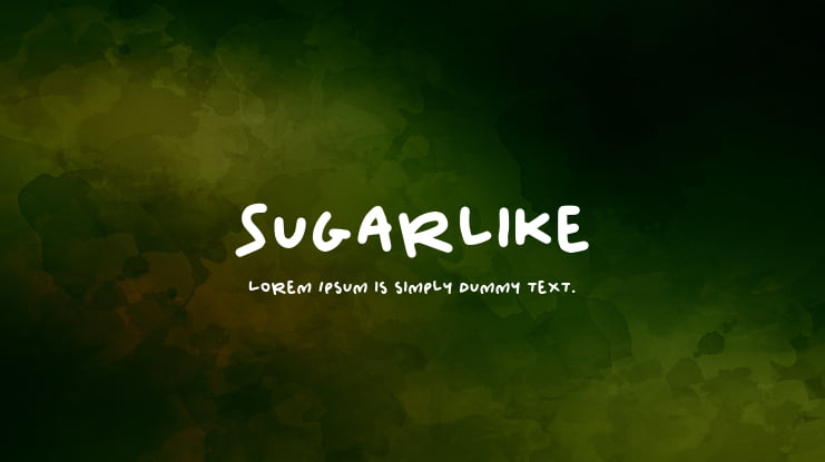 Sugarlike Font