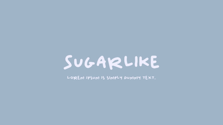 Sugarlike Font