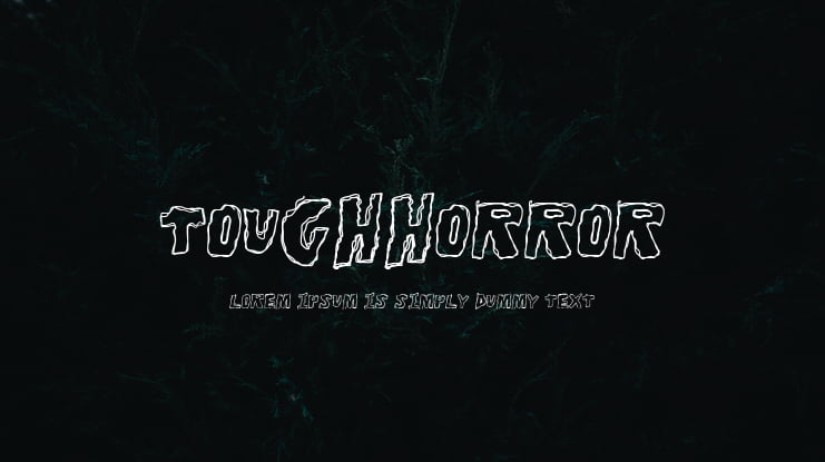 ToughHorror Font