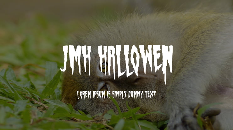 JMH Hallowen 2017 Font