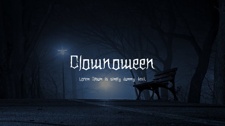 Clownoween Font