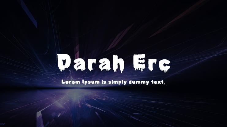 Darah Erc Font