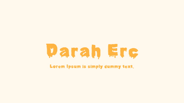 Darah Erc Font