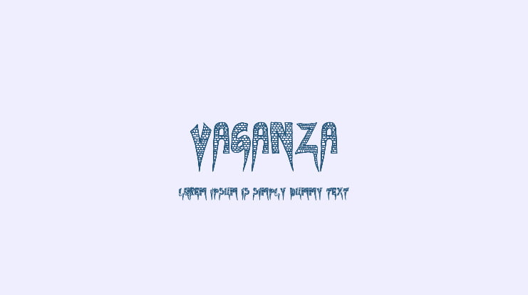 VAGANZA Font