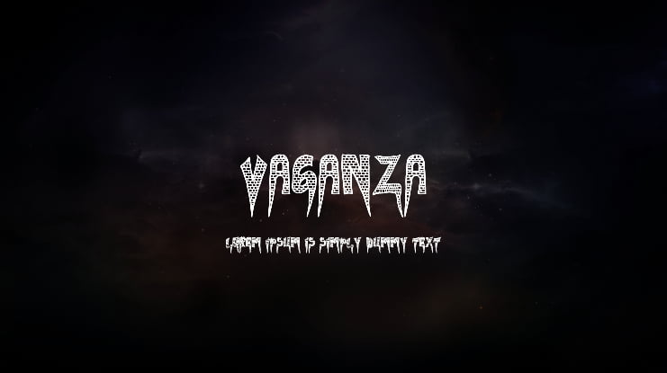 VAGANZA Font