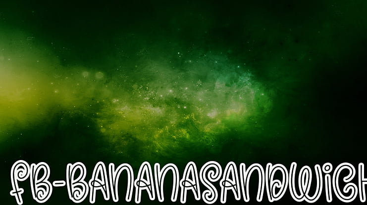 FB-BananaSandwich Font