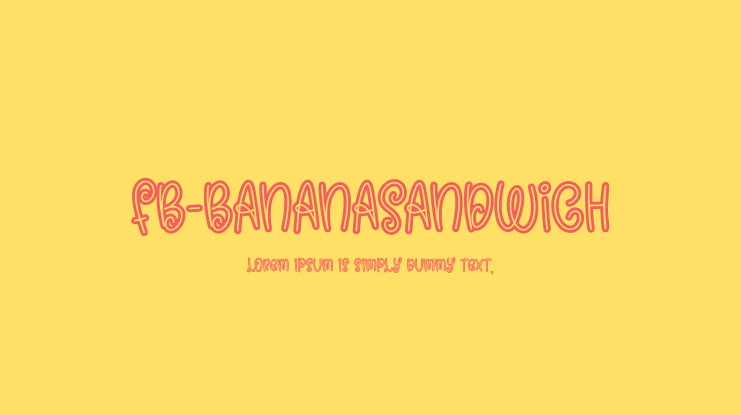 FB-BananaSandwich Font