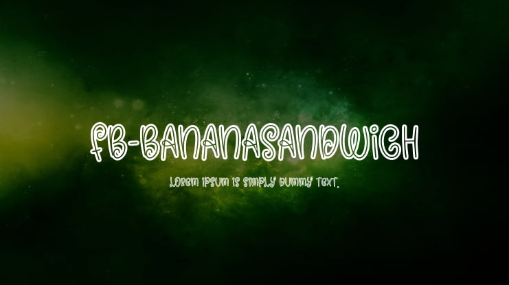 FB-BananaSandwich Font