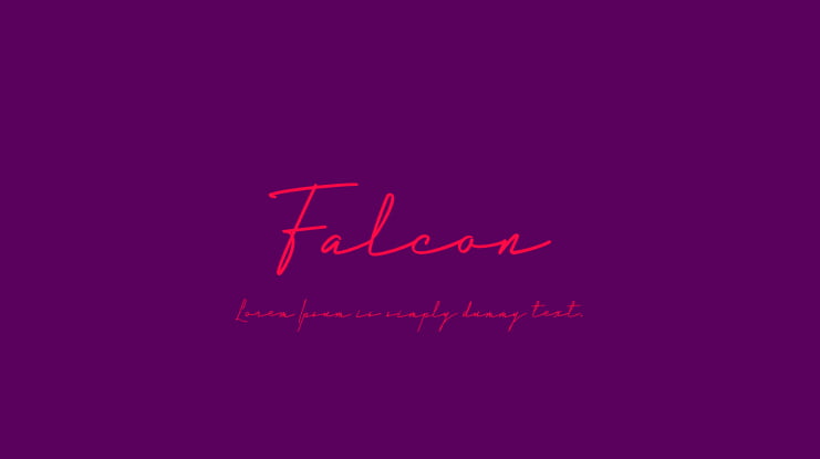 Falcon Font