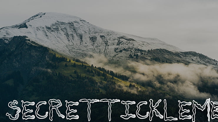 SecretTickleMB Font