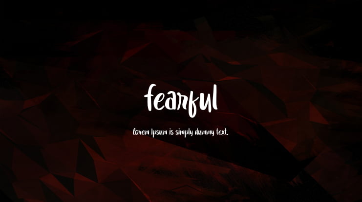 Fearful Font